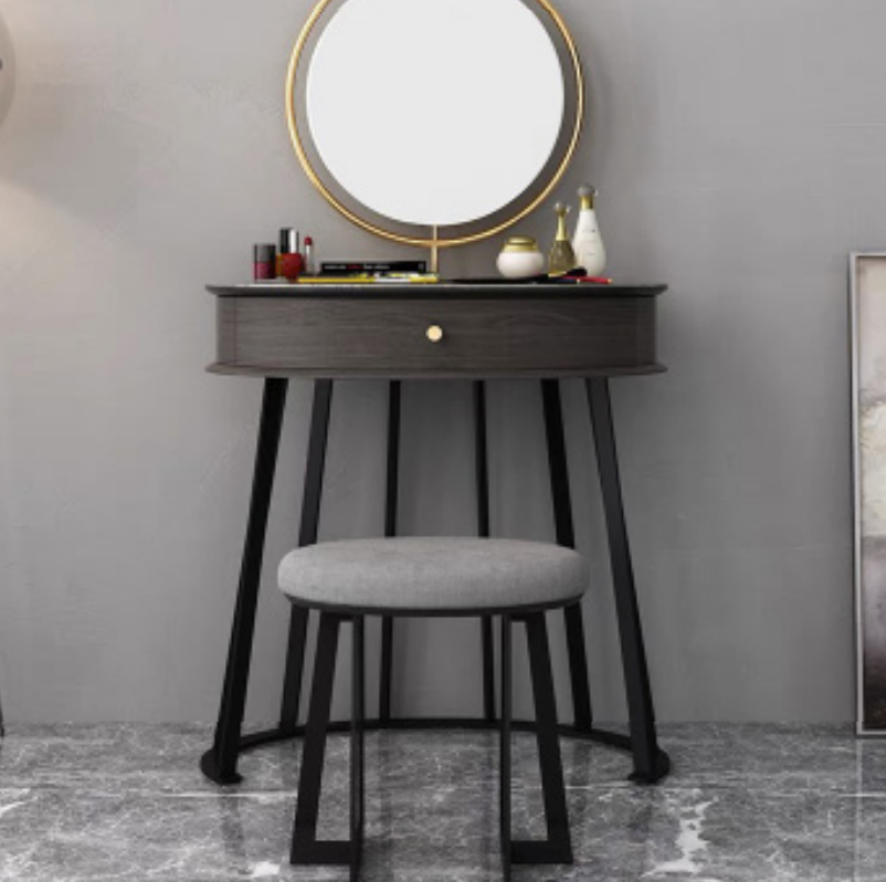 Schminktisch Spiegel Stuhl Luxus Konsole Kommode Schlafzimmer 2tlg.