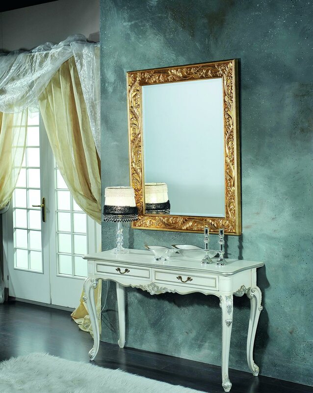 Spiegel Italienische Design Möbel Standspiegel Anrichte 93x183cm Barock Rokoko
