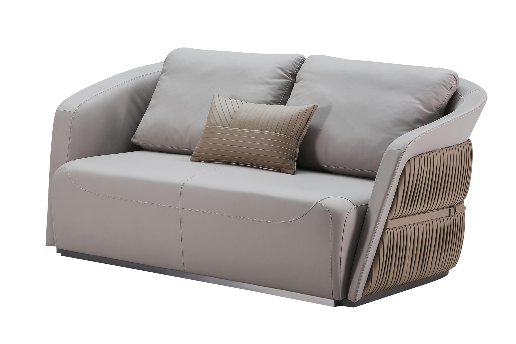 Zweisitzer Couch Couch Polster Sofa 2 Sitzer Textil Couchen Stoff Luxus Möbel