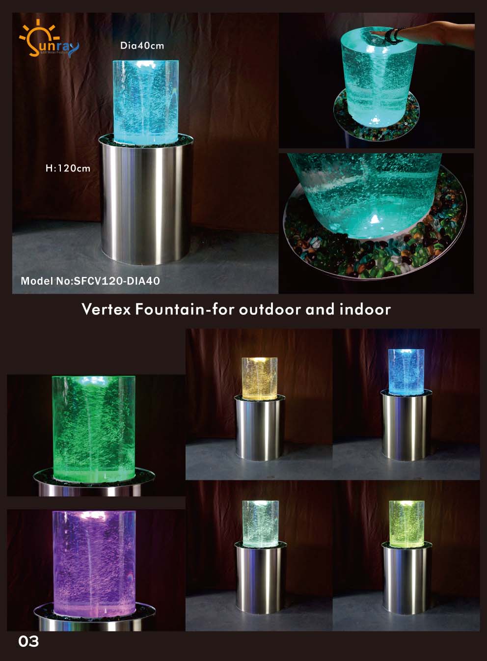 Stehleuchte LED Stehleuchte Dekorativ Lampen Tisch Wassersäulen Säule