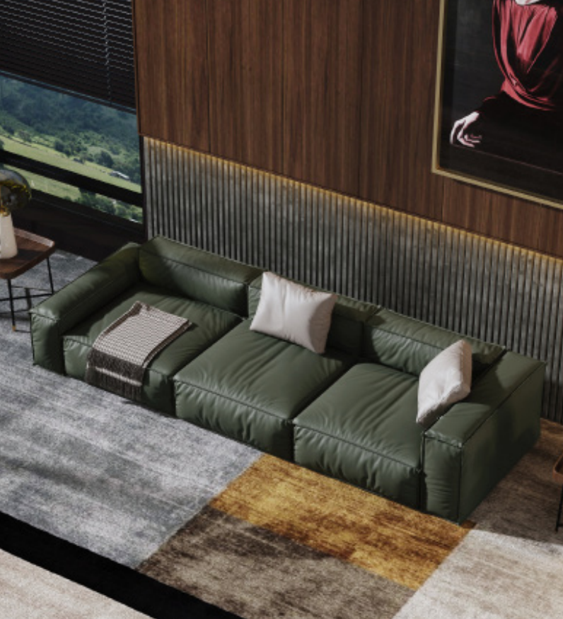 Sofa 4 Sitzer Big xxl Couch Sofas Couchen Wohnzimmer Design Viersitzer