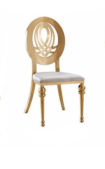Stuhl 1x Ess Zimmer Stühle Sessel Edelstahl Design Möbel Metall Stahl