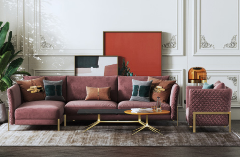 Wohnlandschaft Ecksofa L Form Sessel Set Garnitur Modern Sofa Textil