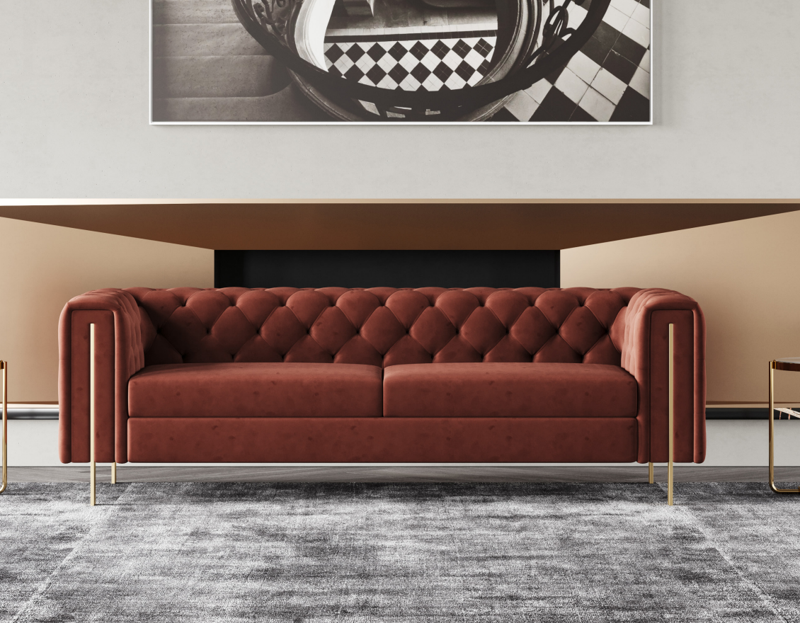 Dreisitzer Couch Polster Design Sofa Sitz Sofas 3er Zimmer Möbel Moderne