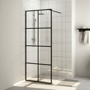 Duschwand für Begehbare Dusche mit Klarem esg Glas 80x195 cm vidaXL59856