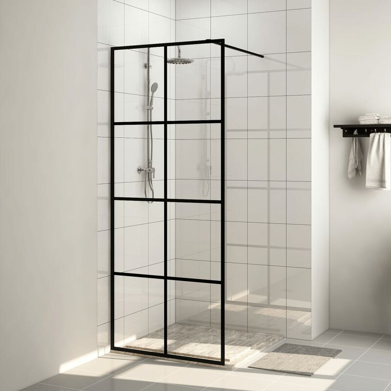 Bonnevie – Duschwand für Begehbare Dusche mit Klarem esg Glas 80×195 cm vidaXL59856