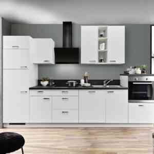 Express Küchen Küchenzeile "Bari", mit Soft-Close-Funktion und Vollauszügen, vormontiert, Breite 340 cm