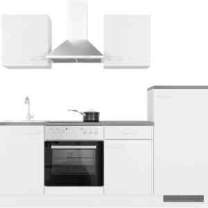 Flex-Well Küche "Lucca", wahlw. mit E-Geräten, Breite 220 cm, viele Farbvarianten erhältlich
