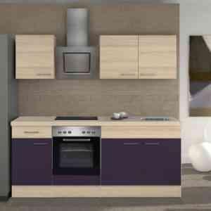 Flex-Well Küchenzeile "Portland", mit E-Geräten, Breite 210 cm