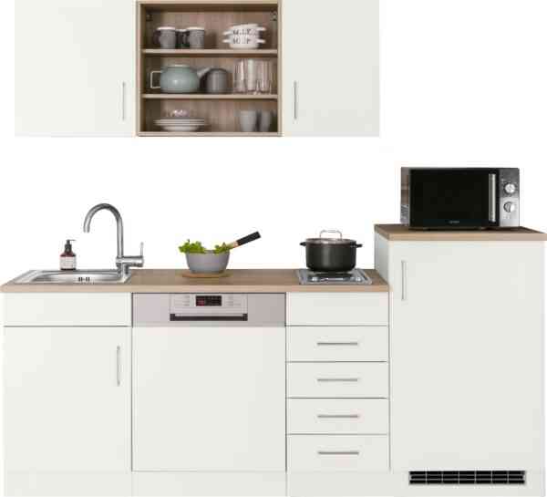 HELD MÖBEL Küche "Mali", Breite 210 cm, mit E-Geräten