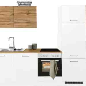 HELD MÖBEL Küchenzeile "Kehl", ohne E-Geräte, Breite 270 cm, für Kühlschrank