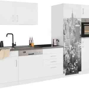 HELD MÖBEL Küchenzeile "Paris", ohne E-Geräte, Breite 290 cm