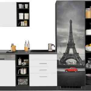 HELD MÖBEL Küchenzeile "Paris", ohne E-Geräte, Breite 350 cm