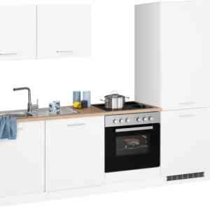 HELD MÖBEL Küchenzeile "Visby", ohne E-Geräte, 270 cm, für Kühl/Gefrierkombination und Geschirrspüler