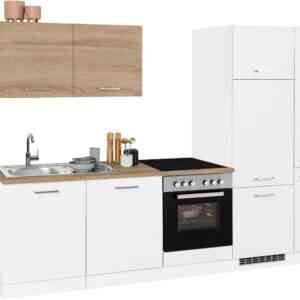 HELD MÖBEL Küchenzeile "Visby", ohne E-Geräte, Breite 270 cm für Kühlschrank