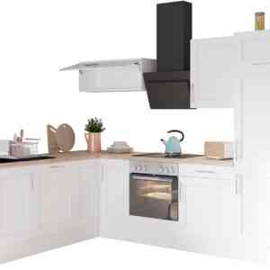 OPTIFIT Küche "Ahus", 200 x 270 cm breit, wahlweise mit E-Geräten, Soft Close Funktion