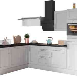 OPTIFIT Küche "Ahus", 200 x 270 cm breit, wahlweise mit E-Geräten, Soft Close Funktion