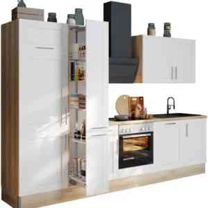 OPTIFIT Küche "Ahus", Breite 310 cm,wahlweise mit E-Geräten,MDF Fronten,Soft Close Funktion