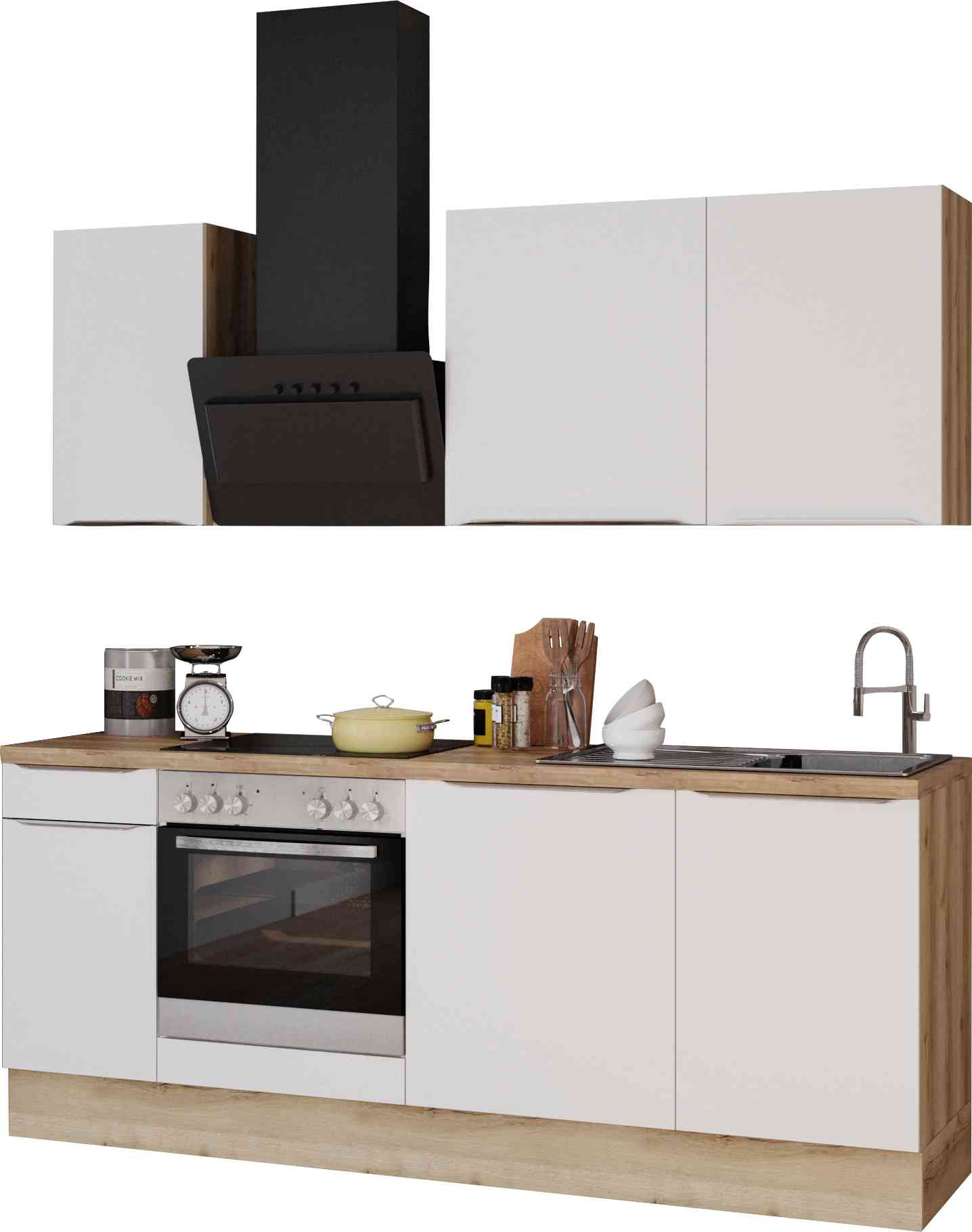 OPTIFIT Küchenzeile “Aken”, ohne E-Geräte, Breite 210 cm