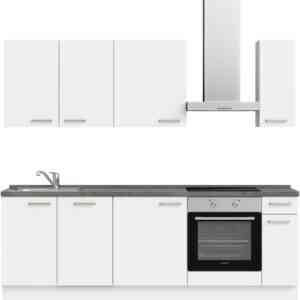nobilia elements Küchenzeile ""elements basic"", vormontiert, Ausrichtung wählbar, Breite 240 cm, ohne E-Geräte