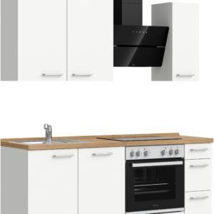 nobilia elements Küchenzeile ""elements premium"", vormontiert, Ausrichtung wählbar, Breite 180 cm, ohne E-Geräte