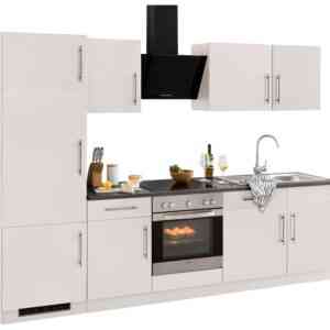 wiho Küchen Küchenzeile "Cali", mit E-Geräten, Breite 280 cm