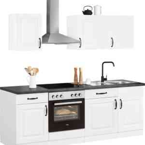 wiho Küchen Küchenzeile "Erla", mit E-Geräten, Breite 220 cm