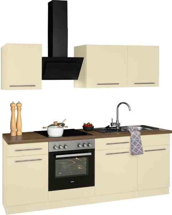 wiho Küchen Küchenzeile "Unna", mit E-Geräten, Breite 220 cm