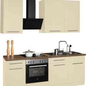 wiho Küchen Küchenzeile "Unna", mit E-Geräten, Breite 220 cm