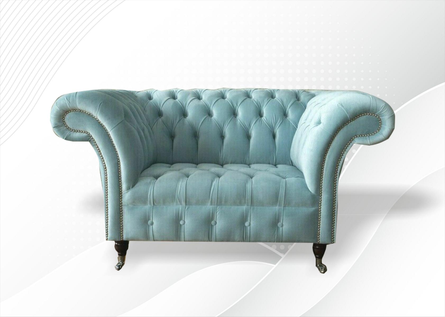 Chesterfield Sessel Design Polster Sofa Couch Couchen Sofas Textil Möbel Neu