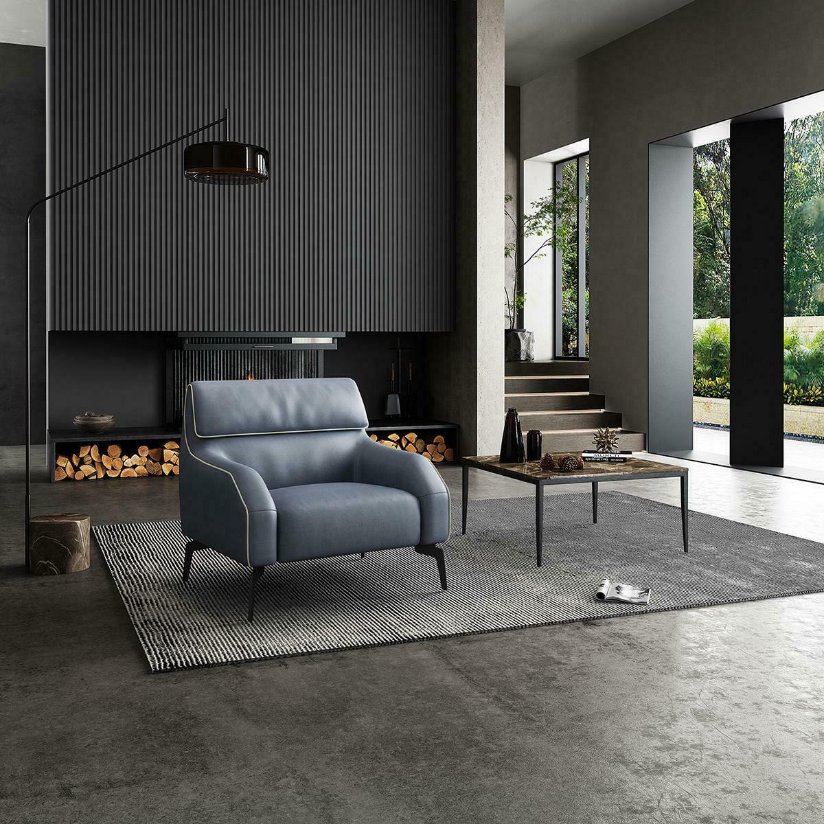 Wohnzimmer Design Sessel Einsitzer Sofa Couch Lounge Club 1 Sitzer