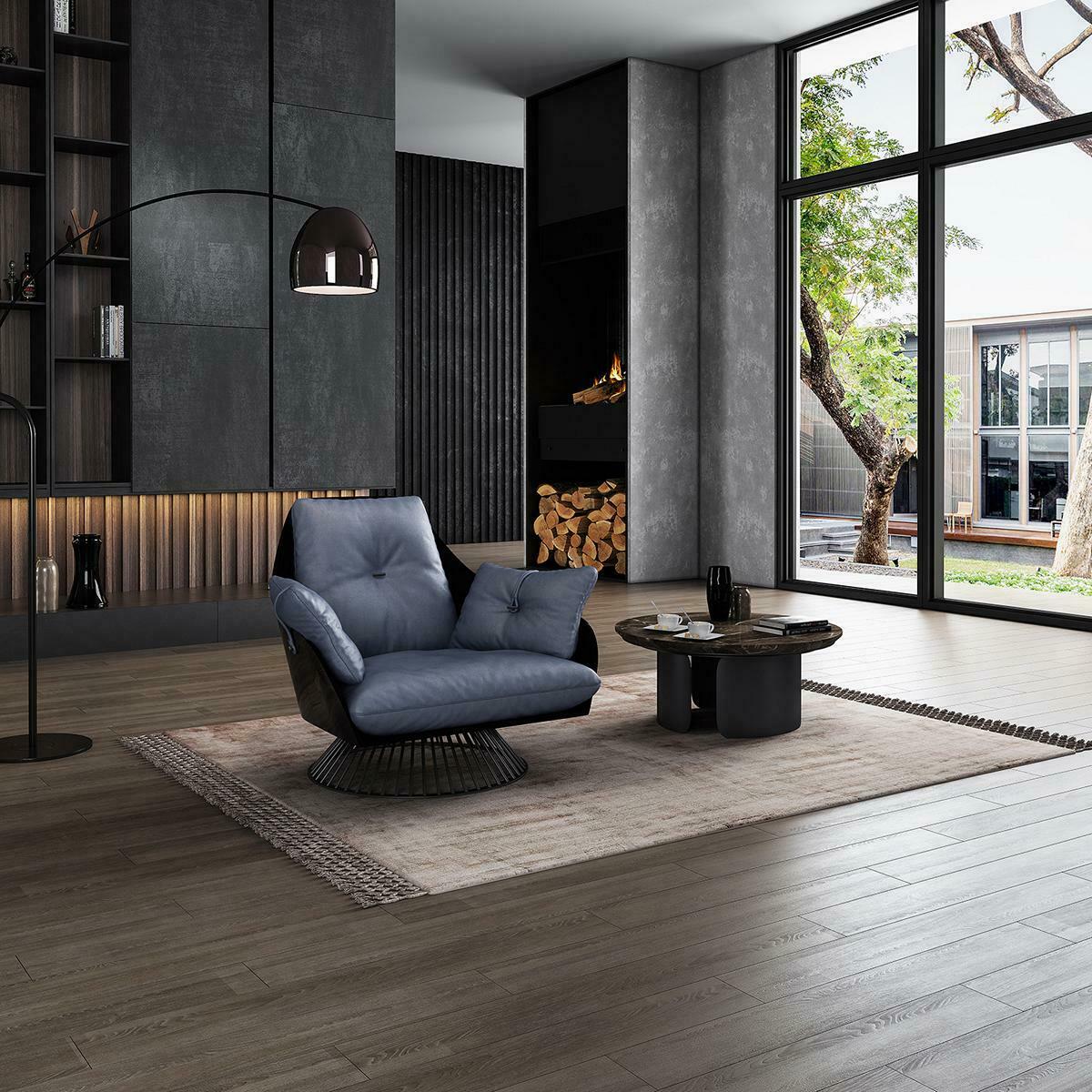 Luxus Sessel Möbel Wohnzimmer Einsitzer Sofa Couch Lounge Deko Club Hotel
