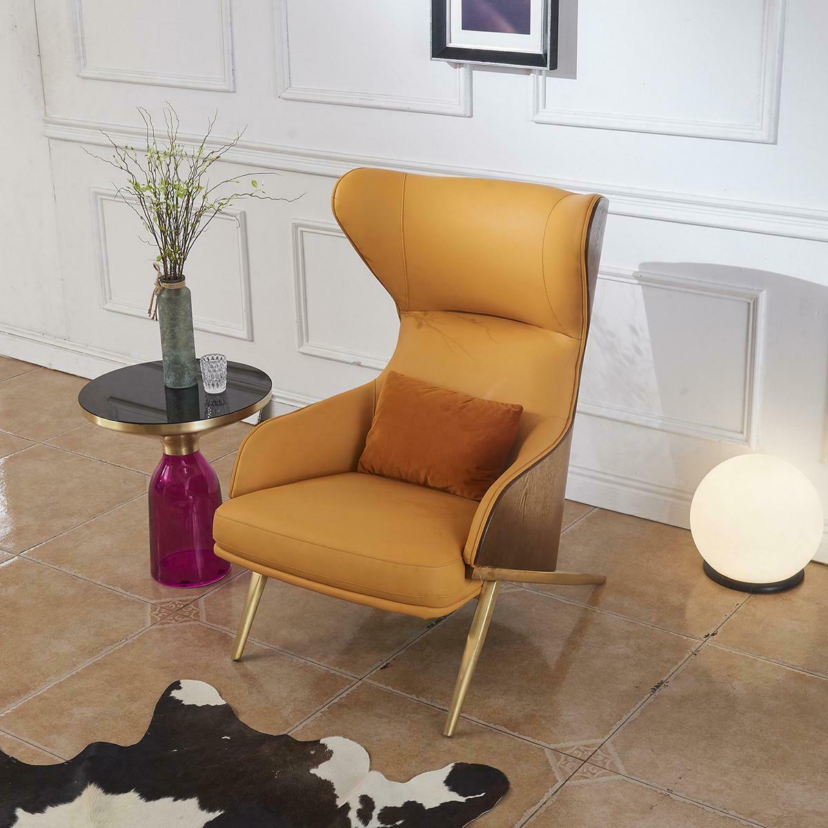Luxus Sessel 74*90cm Möbel Wohnzimmer Einsitzer Sofa Couch Lounge