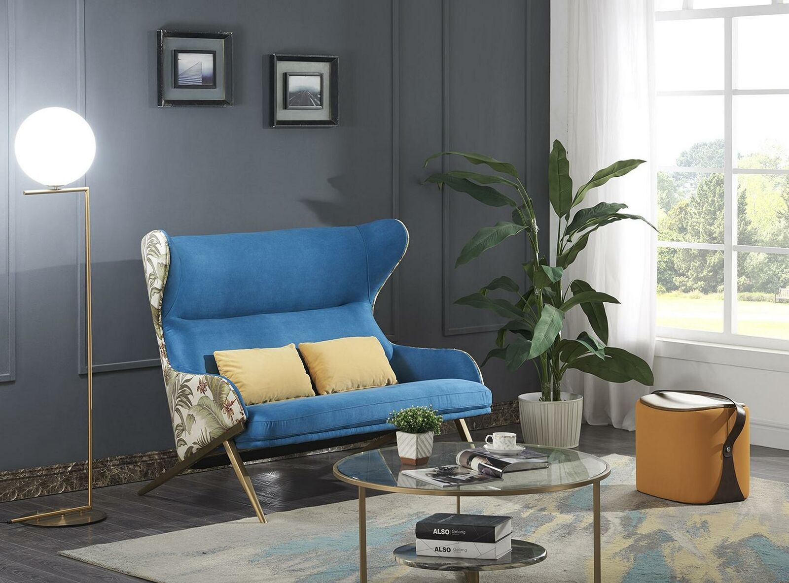 Sofa 2 Sitzer Design Sofas Polster Couchen Relax Textil Moderne Zweisitzer Neu