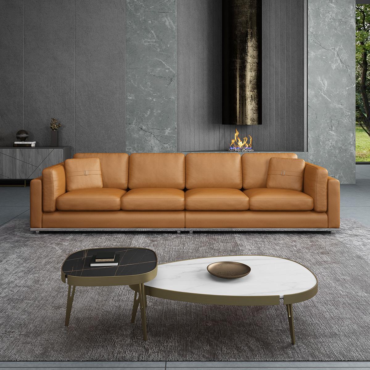 Sofa 4 Sitzer Sofas Luxus Polstersofas Ledersofas Luxus Designer Couch Neu Sofa