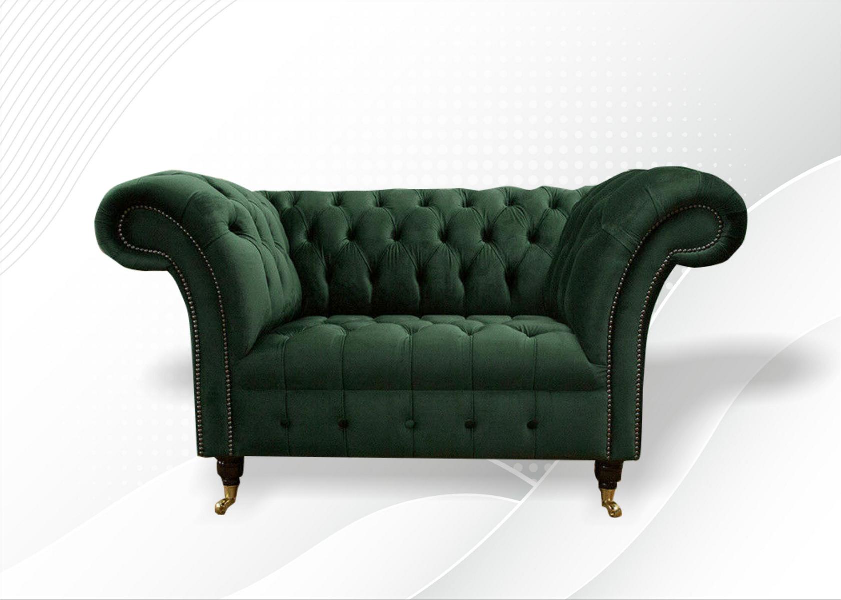 Chesterfield Lounge Club Sessel Couch Polster Couch 1 Sitzer Möbel Sofa