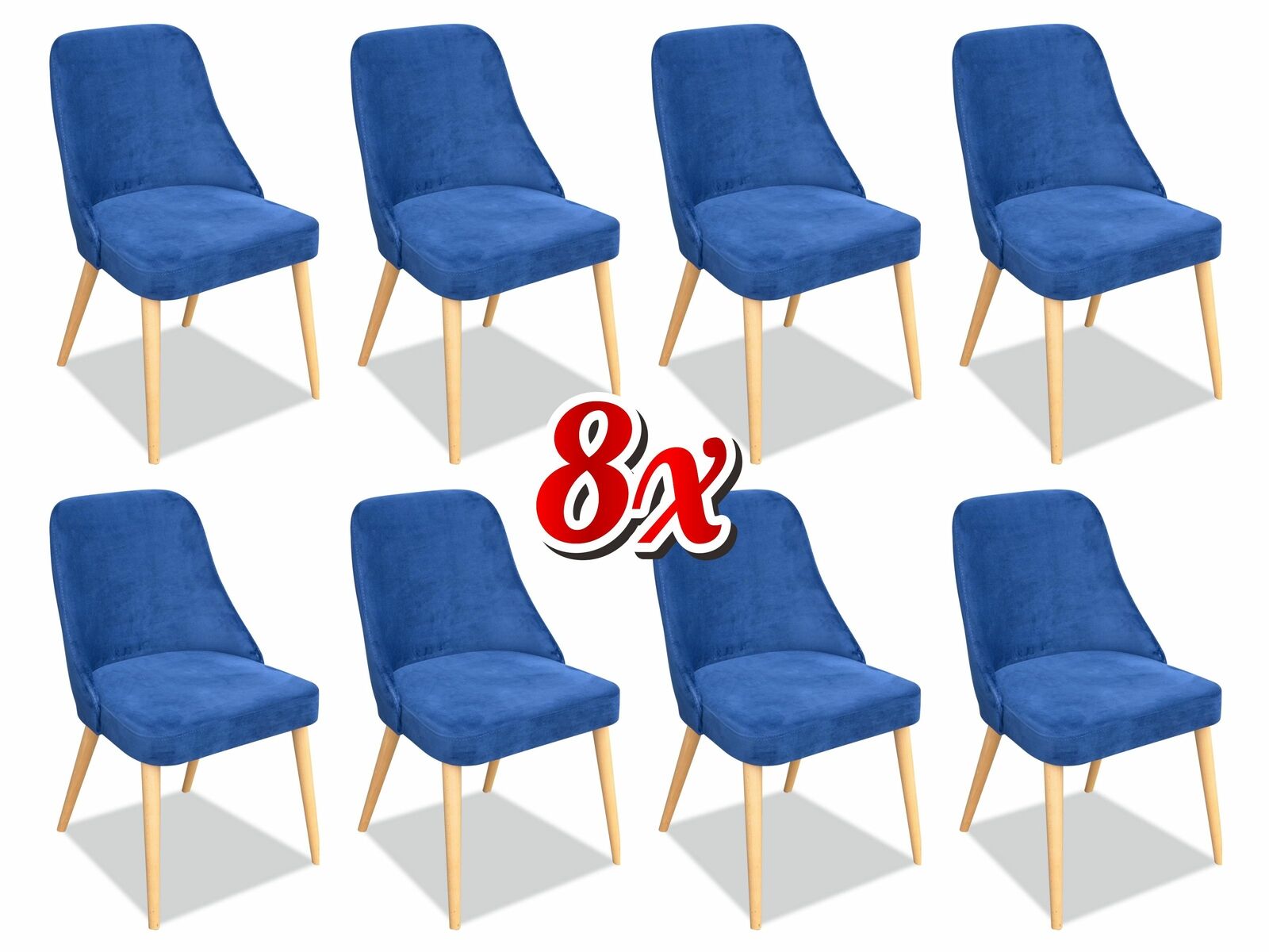 Esszimmer Stuhl Set Stühle 8x Garnitur Gruppen Neu Komplette Sitzgruppe Design