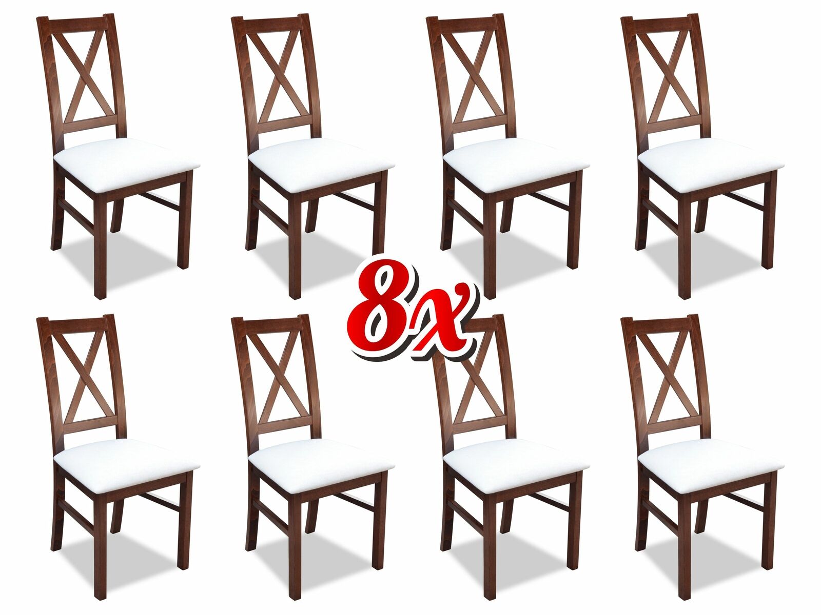 Gruppe Gastronomie Neu Esszimmer Restaurant Design Stuhl 8x Stühle Set Sessel
