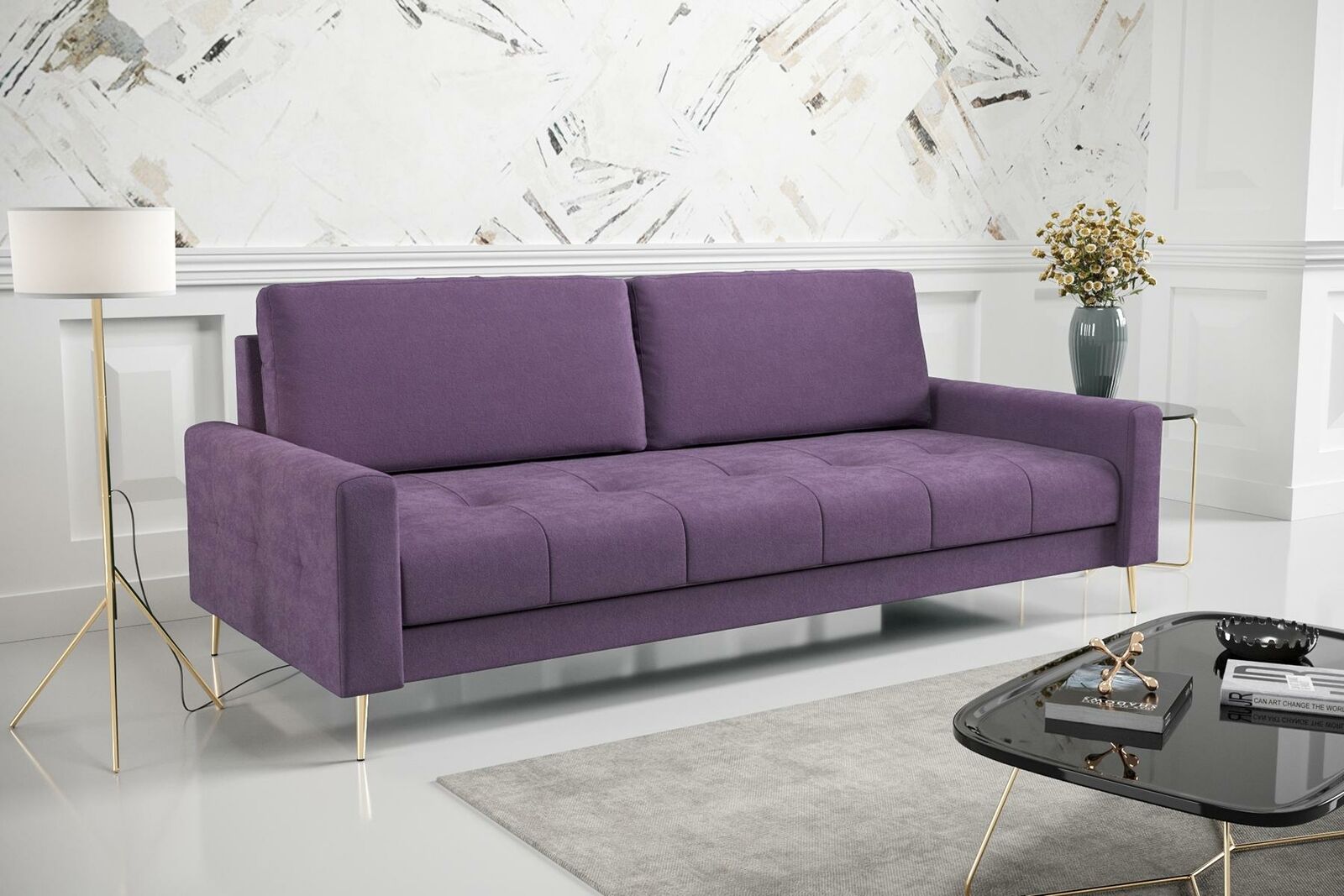 Sofa 3 Sitzer Couch Textil Sofa Edles Design Möbel Sofas Couchen xxl big neu