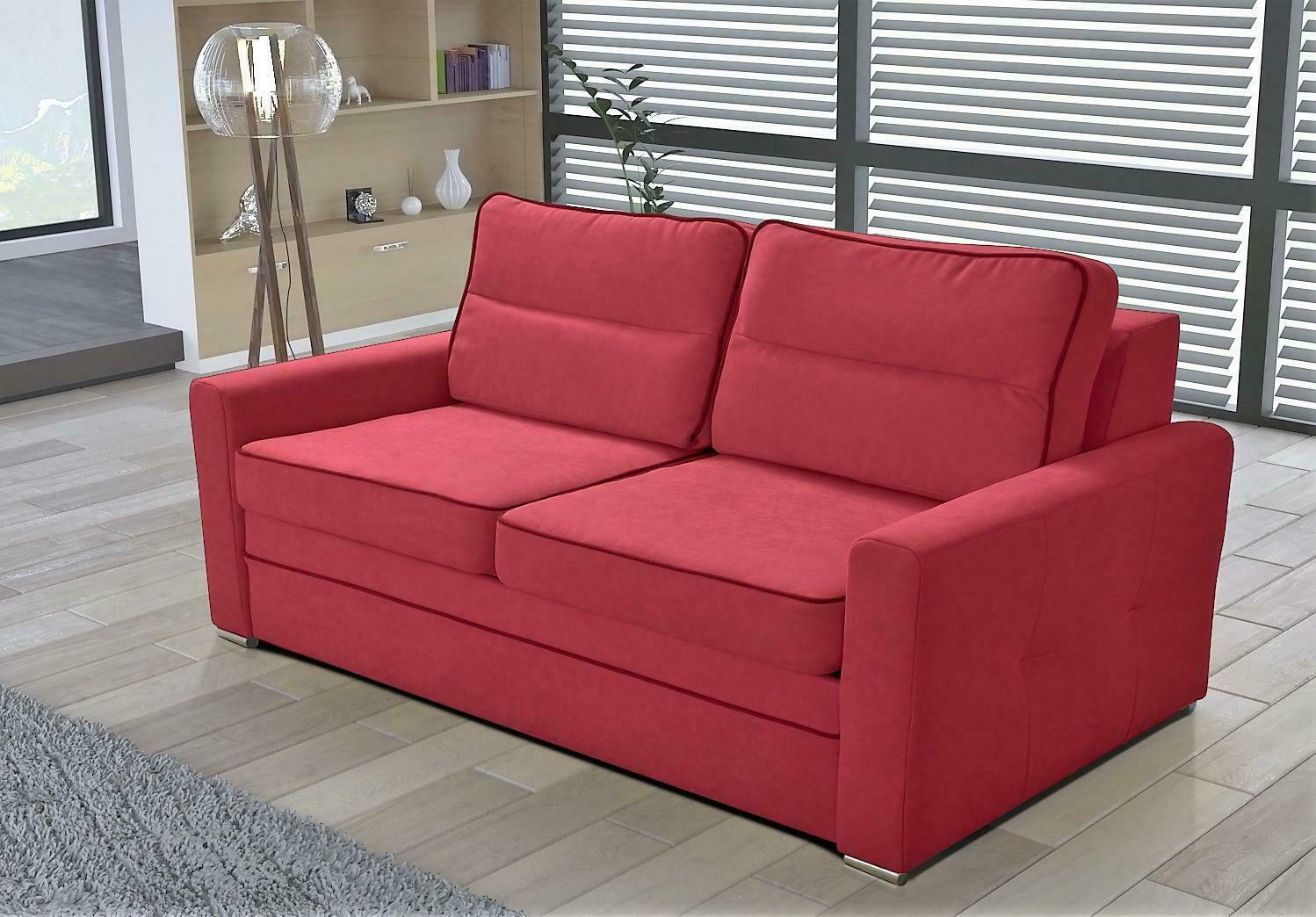 Schlafsofa Klappcouch Bett Sofa Couchen Sofas Couch Luxus Textil Polster 170cm