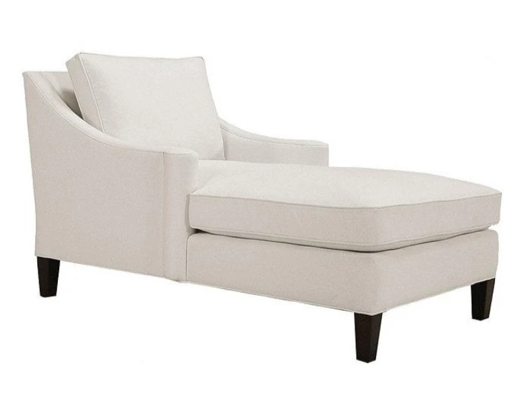 Luxus Möbel Chaiselongue Wohnzimmer Neu Modern Design Sofa Stoff Textil Weiß Neu