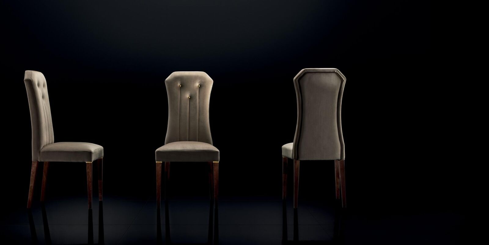 Sessel Stuhl 1x Esszimmer Fernseh Lounge Textil Sitz Polsterstuhl arredoclassic