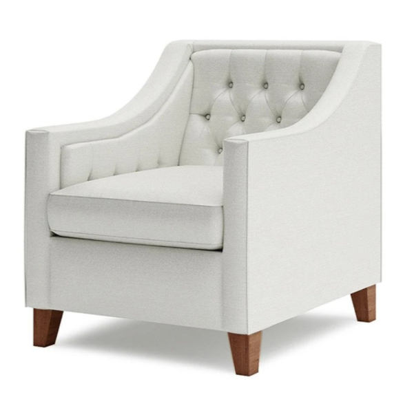 Sessel Textil Stoff Weiß Kreative Möbel Neu Loft Wohnzimmer Modern