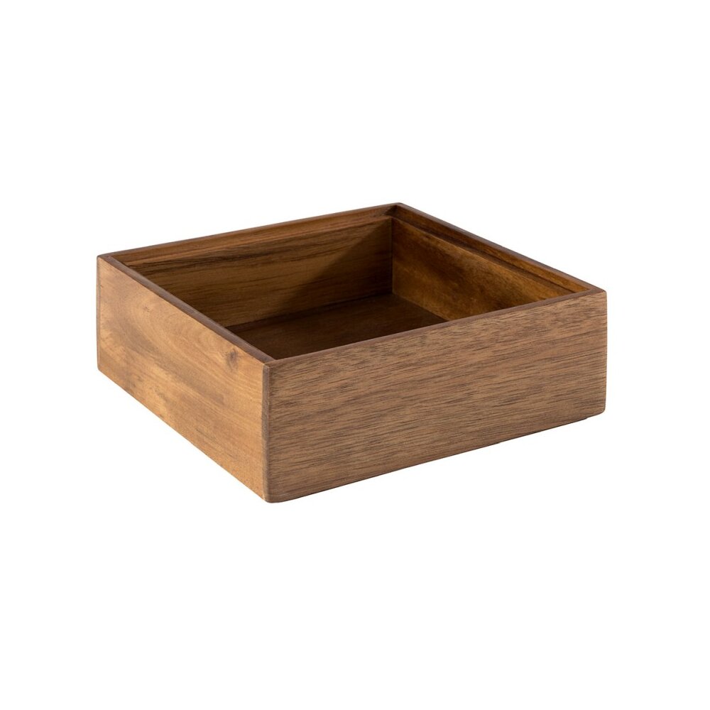 APS Holzbox WOODY – 15 x 15 cm, H: 5,5 cm