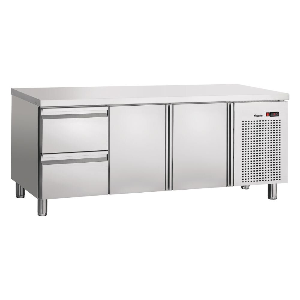 Kühltisch S2T2-150 Umluftkühltisch Maße: B 1792 x T 700 x H 850 mm 2 Türen
