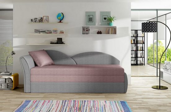 Designer 3-Sitzer Sofa mit Bettfunktion Stoffsofa Sofort