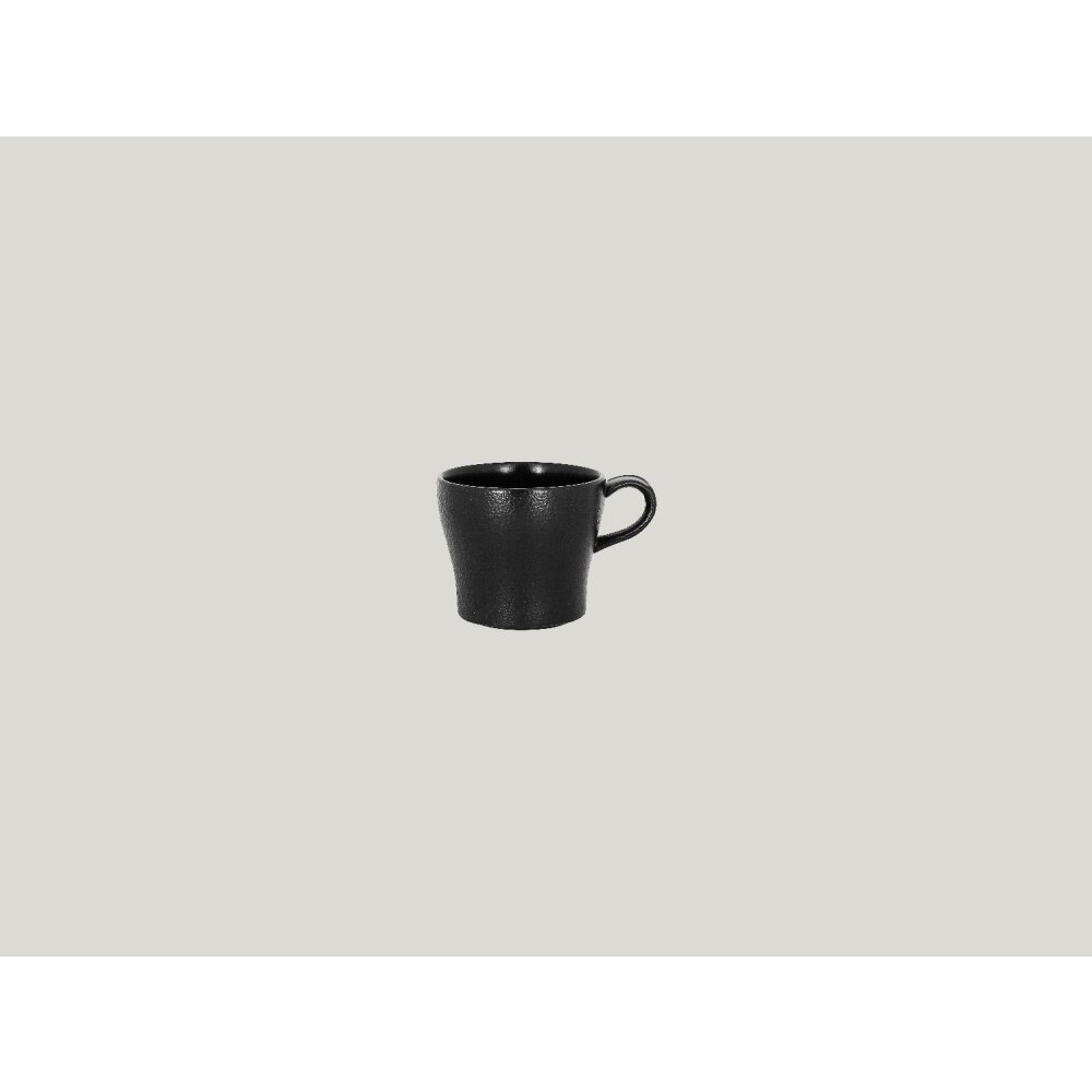 RAK NEOFUSION Kaffeetasse – volcano – SCHWARZ d 8cm/ h 7.3cm/ c 20cl/
