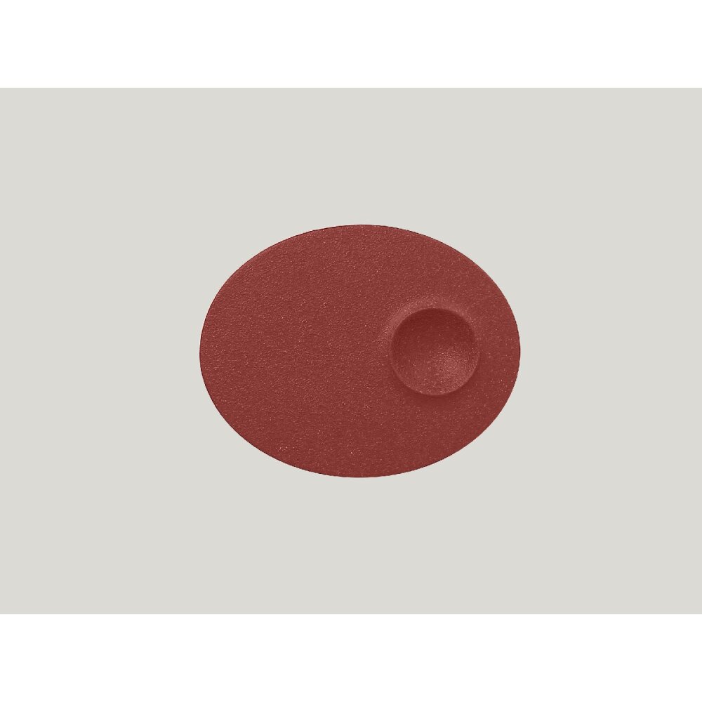 RAK NEOFUSION Teller oval – magma l 18cm/ w 11cm/