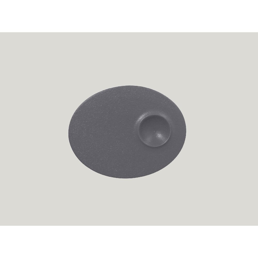 RAK NEOFUSION Teller oval – stone l 18cm/ w 11cm/