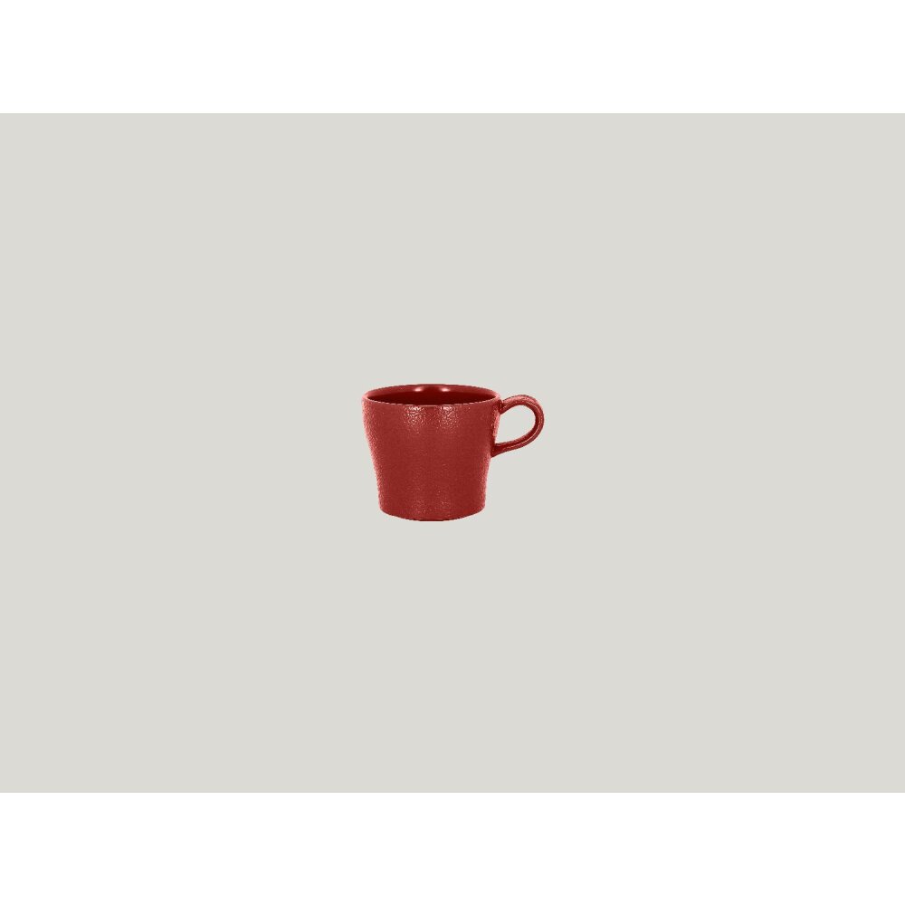 RAK NEOFUSION Kaffeetasse – magma – DUNKELROT d 8cm/ h 7.3cm/ c 20cl/